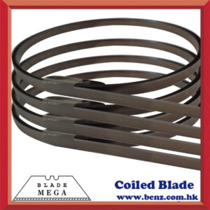 coiled steel strip blade