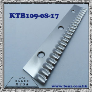 Stainless steel Crinkle Cut serrated blade